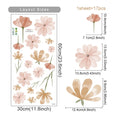 Adesivos de Parede Florais Boho