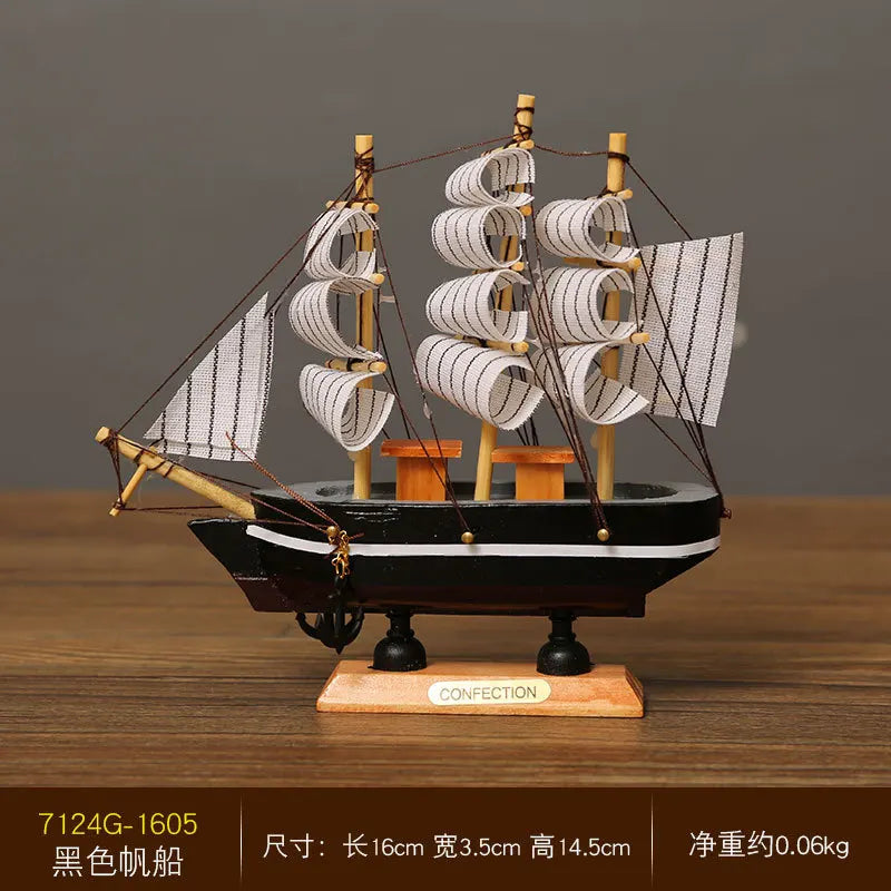 Miniatura de Barco Pirata com LED