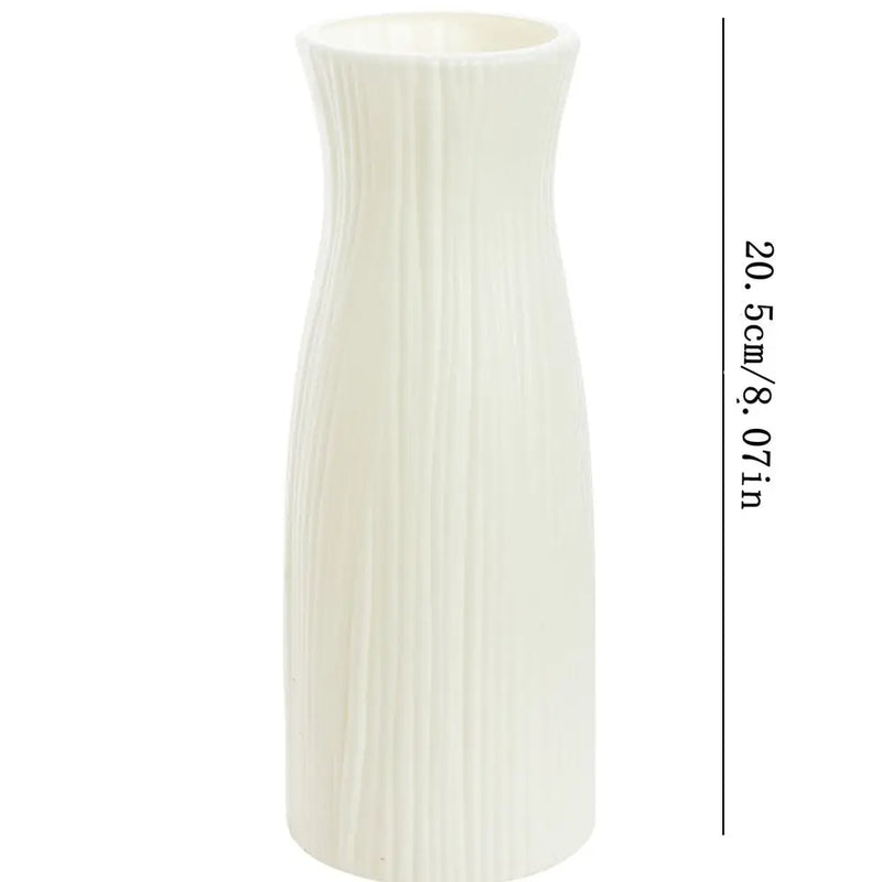 Vaso Decorativo em Plástico com Imitação de Cerâmica – Beleza, Versatilidade e Estilo!