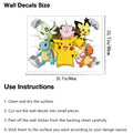 Adesivos de Parede Cartoon Pikachu