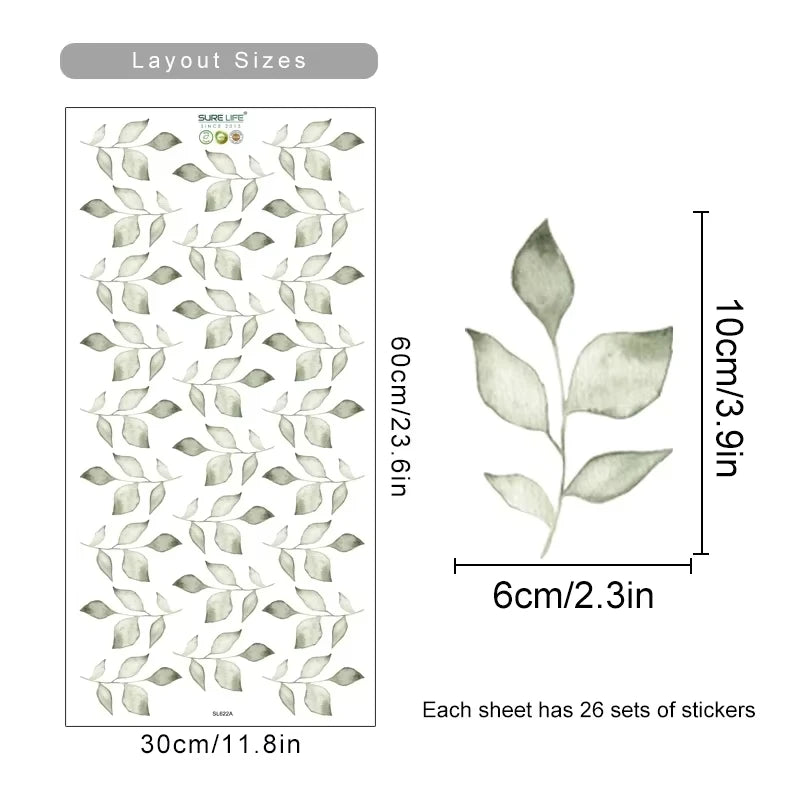 Adesivos de Parede Florais Boho