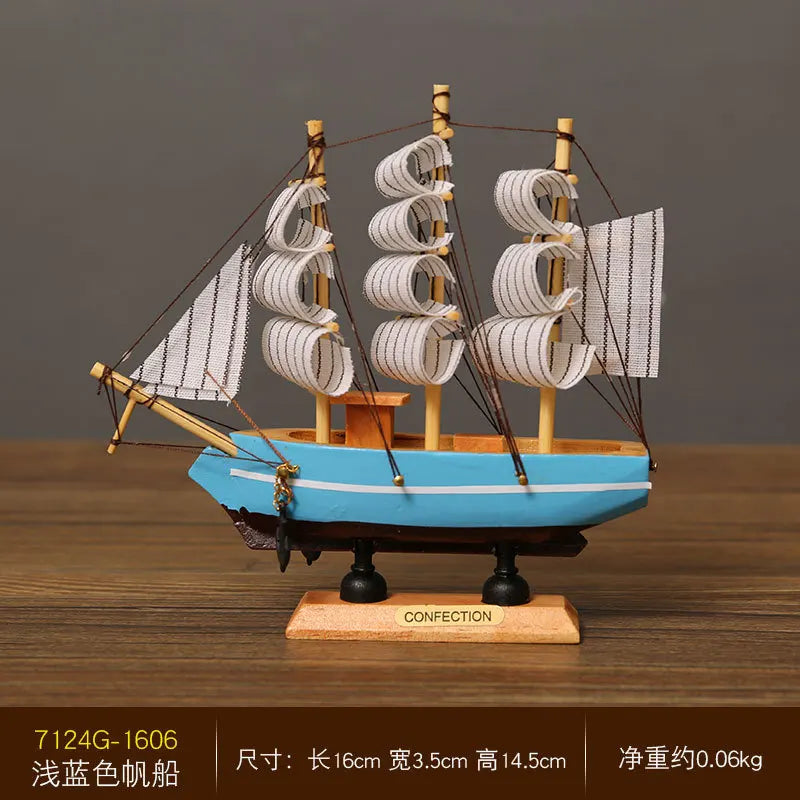 Miniatura de Barco Pirata com LED