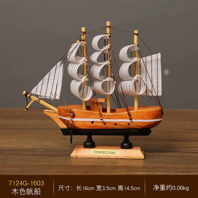 Miniatura de Barco Pirata com LED