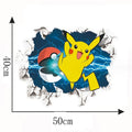 Adesivos de Parede Cartoon Pikachu