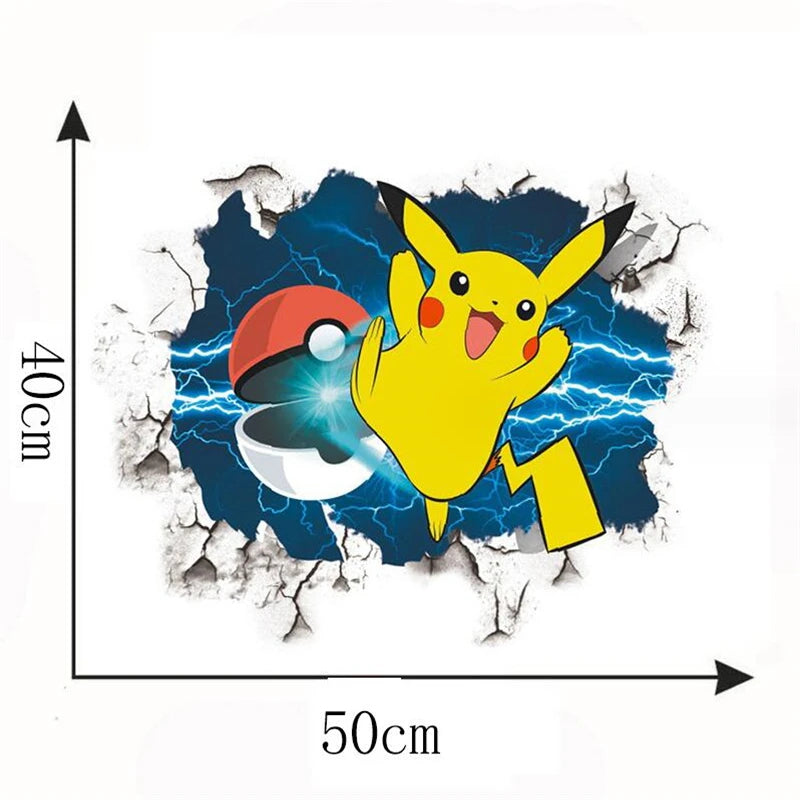 Adesivos de Parede Cartoon Pikachu